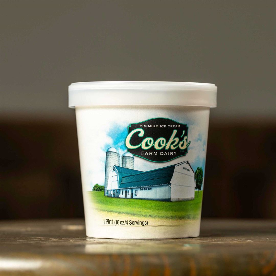 Cook's Pint Ice Cream Carton