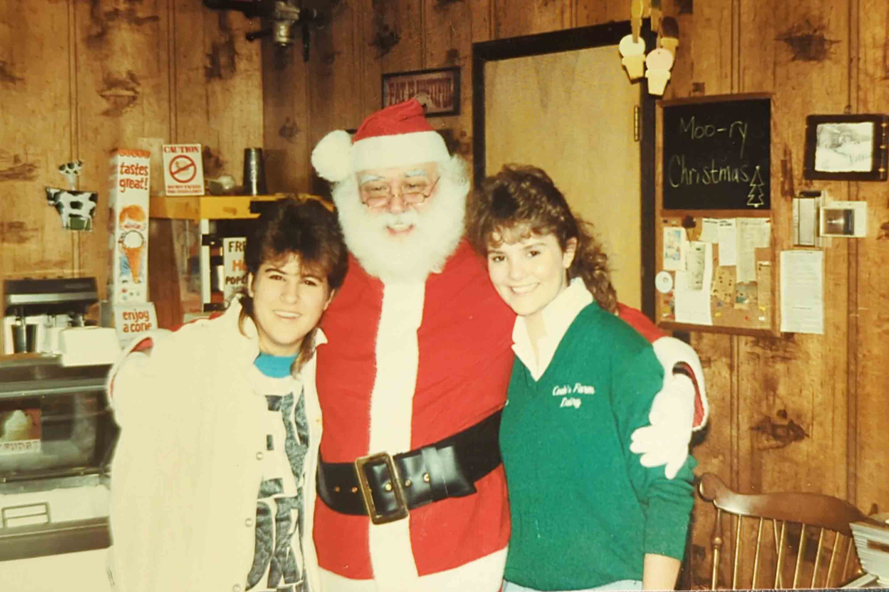Santa at the Farm 1980s